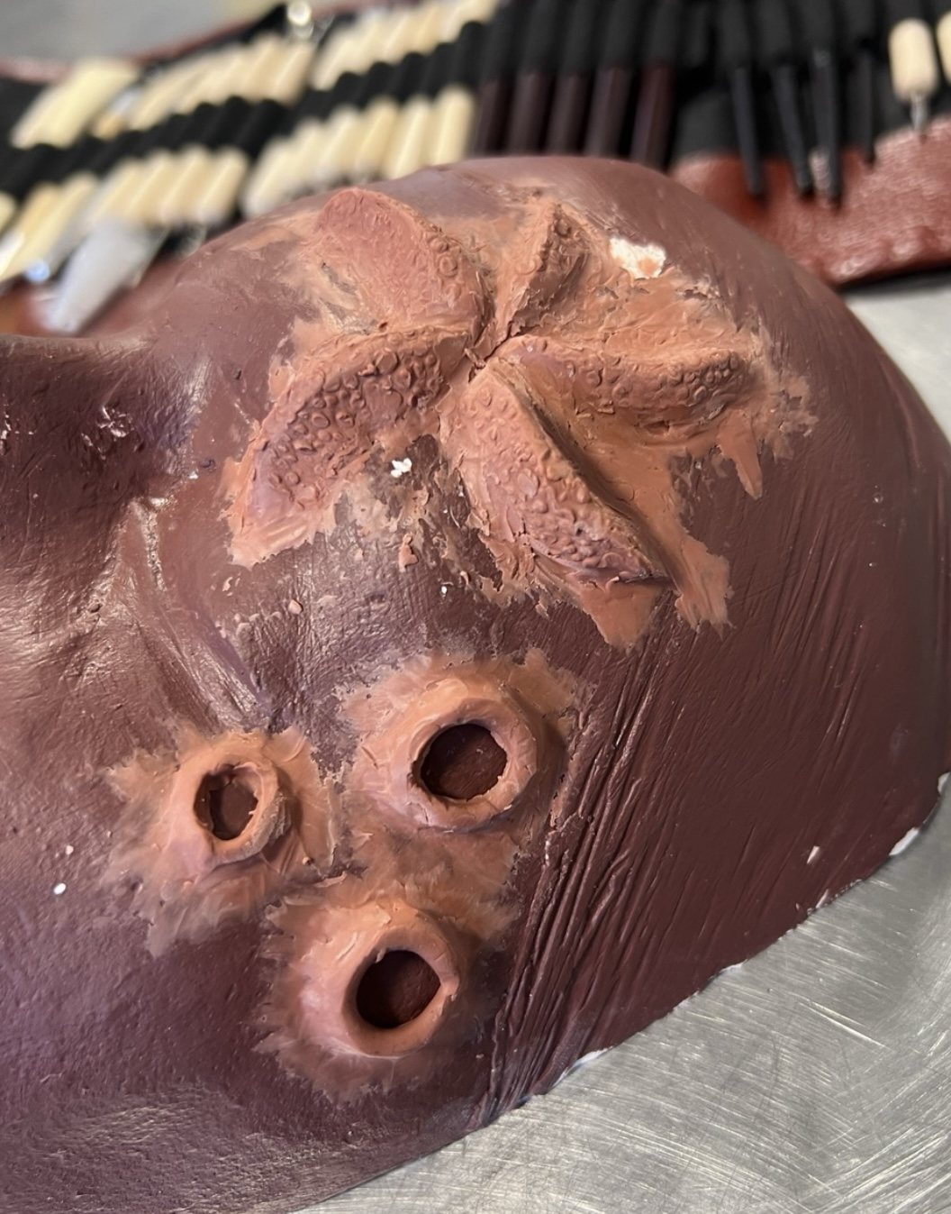 Sculpt for the pirate prosthetic